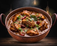 Madras poulet tikka brochettes