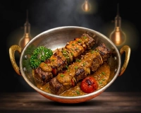 Curry agneau brochettes